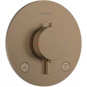 Hansgrohe Ecostat Comfort S bateria wannowo-prysznicowa podtynkowa termostatyczna brąz szczotkowany 33715140