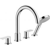 Hansgrohe Vernis Shape bateria nawannowa 4-otworowa chrom 71459000