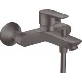 Hansgrohe Talis E bateria wannowo-prysznicowa ścienna czarny chrom szczotkowany 71740340