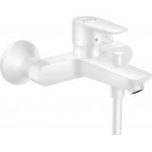 Hansgrohe Talis E bateria wannowo-prysznicowa ścienna biały mat 71740700