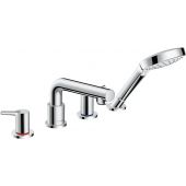 Hansgrohe Talis S bateria wannowo-prysznicowa 4-otworowa chrom 72419000