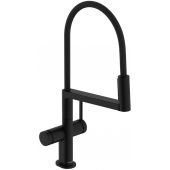 Hansgrohe Talis Select M54 PowderSpray bateria kuchenna stojąca czarna 72861670