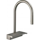 Hansgrohe Aquno Select M81 bateria kuchenna stojąca stalowa 73831800