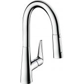 Hansgrohe Talis M51 bateria kuchenna stojąca z wyciąganą wylewką chrom 73850000