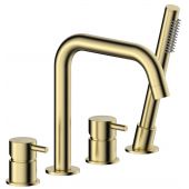 KFA Armatura Moza Gold bateria wannowo-prysznicowa nawannowa złota 5035-210-31