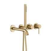 KFA Armatura Brushed Light Gold bateria wannowo-prysznicowa podtynkowa złota jasna 5039-411-39