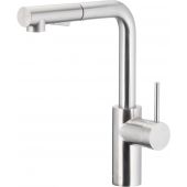 KFA Armatura Duero Basic Inox bateria kuchenna stojąca z wyciąganą wylewką inox 6623-110-22