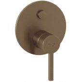 Kludi Nova Fonte Puristic bateria wannowo-prysznicowa podtynkowa brązowy szczotkowany 20759N115