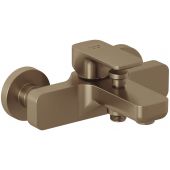 Kludi Renon bateria wannowo-prysznicowa ścienna brąz szczotkowany 42691N175