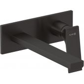 Kludi Decus bateria umywalkowa podtynkowa czarny szczotkowany 54245N275