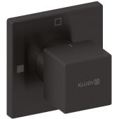 Kludi Decus element zewnętrzny zaworu podtynkowego czarny szczotkowany 54847N275