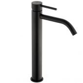 Kronenbach Lima 2.0 Black bateria umywalkowa stojąca wysoka czarny mat 100.1710SMKB