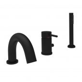 Kronenbach Lima 2.0 Black bateria wannowo-prysznicowa nawannowa czarny mat 100.4206SMKB