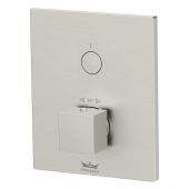 Kronenbach Smart Push bateria prysznicowa podtynkowa termostatyczna stal 19046001ES