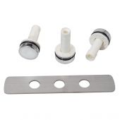 Kronenbach Smart Push przyciski do baterii wannowo-prysznicowej chrom ZSET106CRKB