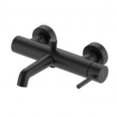 Oltens Molle bateria wannowo-prysznicowa ścienna czarny mat 34112300