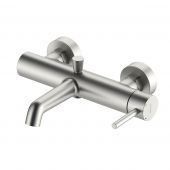 Oltens Molle bateria wannowo-prysznicowa ścienna nikiel 34112910