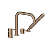 Oltens Molle bateria wannowo-prysznicowa nawannowa miedź szczotkowana 34200610