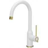 Quadron Ingrid bateria kuchenna stojąca biała-złoto/stare złoto 3523500_WHMPVDG1