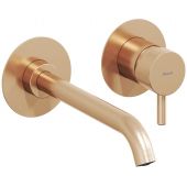 Ravak Espirit bateria umywalkowa podtynkowa różowe złoto X070352