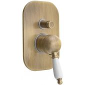 Sapho Kirké bateria wannowo-prysznicowa podtynkowa brązowa KI42BB