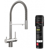 Zestaw Teka Uni bateria kuchenna do filtra wody stojąca inox z  filtrem podzlewozmywakowym (116080001, 118510000)