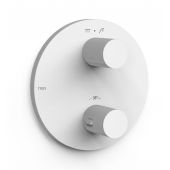 Tres Therm-Box bateria wannowo-prysznicowa podtynkowa termostatyczna biały mat 26225001BM