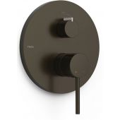 Tres Selection bateria wannowo-prysznicowa podtynkowa czarny brąz 26228110KMB