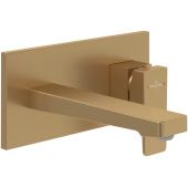 Villeroy & Boch Architectura Square bateria umywalkowa podtynkowa Brushed Gold TVW12500300076