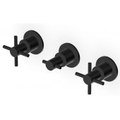 Zucchetti Helm bateria umywalkowa podtynkowa czarny szczotkowany ZHM695.XP81