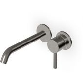 Zucchetti Pan bateria umywalkowa podtynkowa  Brushed Metal Black ZPA432.C51