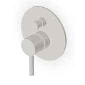 Zucchetti Pan S bateria wannowo-prysznicowa podtynkowa  Glossy Gesso ZPA775.J3