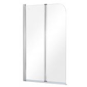 Besco Prime parawan nawannowy 90x140 cm dwuskrzydłowy szkło przezroczyste PNP-2S