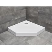 Radaway Doros PT Compact brodzik 90x90 cm pięciokątny biały SDRPTP9090-05