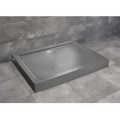 Radaway Doros D Compact brodzik 100x80 cm prostokątny stone antracyt SDRD1080-05-64S