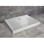 Radaway Doros D Compact brodzik prostokątny 90x80 cm stone biały SDRD9080-05-04S