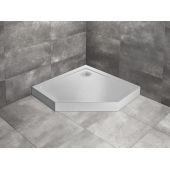 Radaway Doros PT Compact brodzik pięciokątny 80x80 cm biały SDRPT8080-05-04S