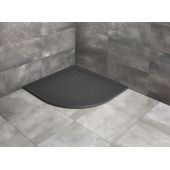Radaway Kyntos A brodzik 80x80 cm półokrągły antracyt HKA8080-64