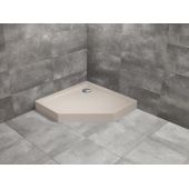 Radaway Doros PT Compact brodzik pięciokątny 80x80 cm stone kaszmirowy SDRPT8080-05-84S