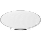 Geberit pokrywa odpływu syfonu brodzikowego d90 biały/chrom błyszczący 150.266.11.1