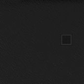 New Trendy Mori brodzik 90x90 cm kwadratowy czarny B-0402