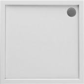 Oltens Superior brodzik kwadratowy 80x80 cm akrylowy biały 17002000