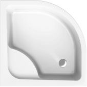 Polimat Pako brodzik półokrągły 90x90 cm biały 00087