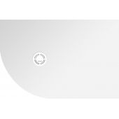 Polysan Flexia brodzik 120x80 cm półokrągły prawy biały 91291