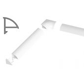 Ravak listwa maskująca 110 cm typ 6 biała XB441100001