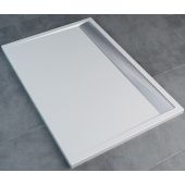 SanSwiss ILA brodzik 90x80 cm prostokątny biały/biały WIA800900404