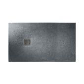 Roca Terran brodzik 120x80 cm prostokątny kompozyt Stonex szary łupek AP1014B032001200