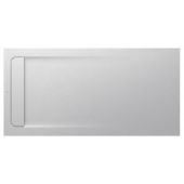 Roca Aquos brodzik 160x80 cm prostokątny kompozyt Stonex biały AP60164032001100