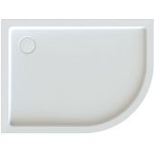 Sanplast Free Line brodzik półokrągły 120x80 cm biały 615-040-1780-01-000