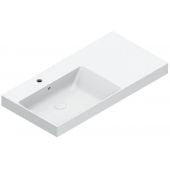 Catalano Zero umywalka 100x50 cm prostokątna ścienna-wpuszczana-podblatowa biały połysk 0121041001